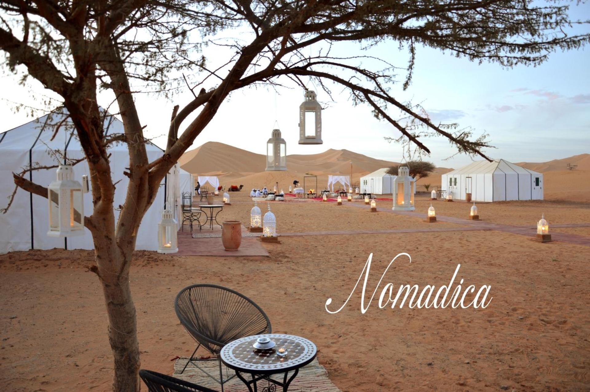 Hotel Nomadica Luxury Camp à Merzouga Extérieur photo