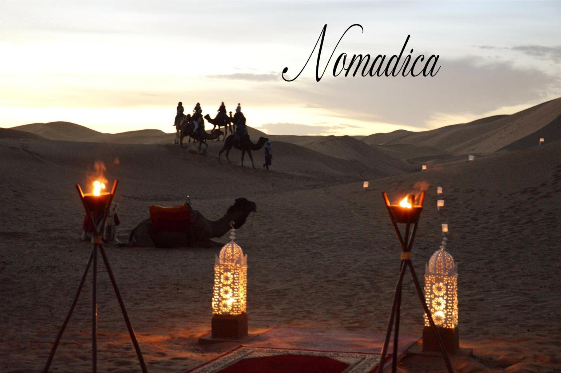 Hotel Nomadica Luxury Camp à Merzouga Extérieur photo