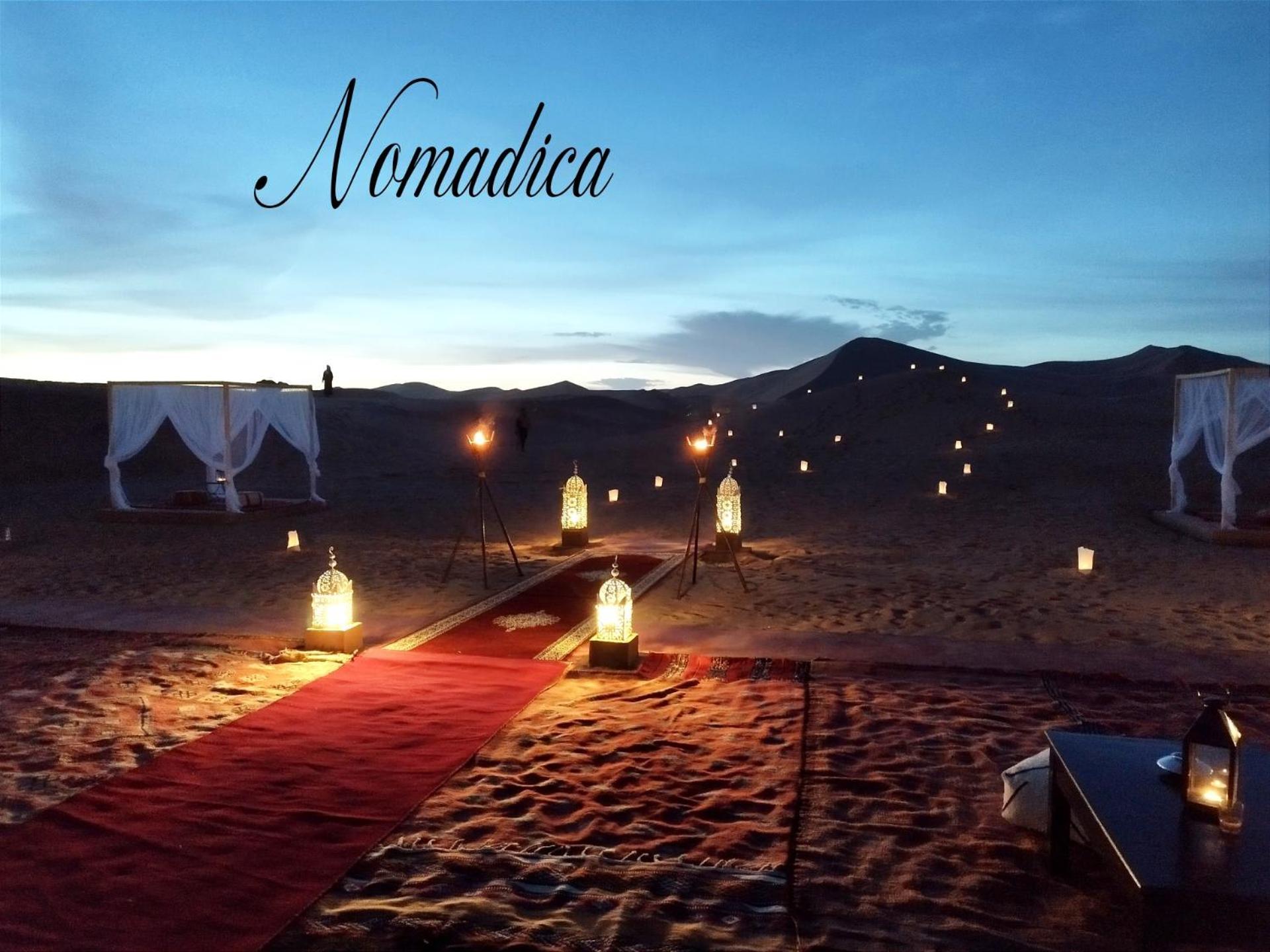 Hotel Nomadica Luxury Camp à Merzouga Extérieur photo